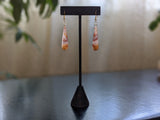 Agate drop earrings