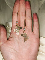 Butterfly threader earrings