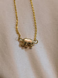 Elephant choker necklace