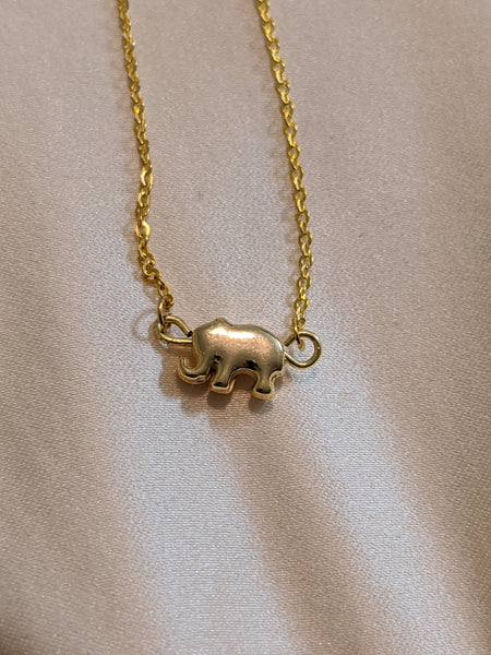 Elephant choker necklace