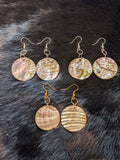 Abalone shell earrings