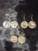 Abalone shell earrings