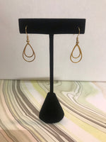 Double teardrop earrings