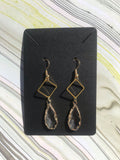 Geometric teardrop earrings